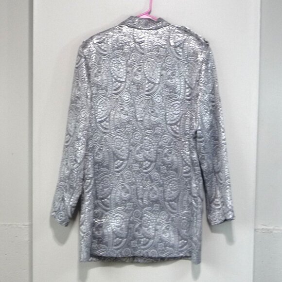 CARMEL ZHAO METALLIC TOP COAT LARGE - Picture 2 of 14